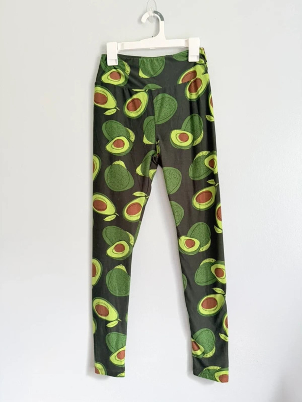 LuLaRoe Avocado Print Leggings One Size